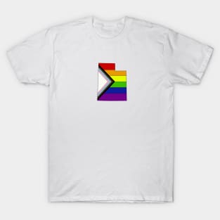 Progress pride flag - Utah T-Shirt